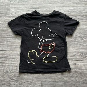 Disney Mickey Mouse Black Tshirt Size XS